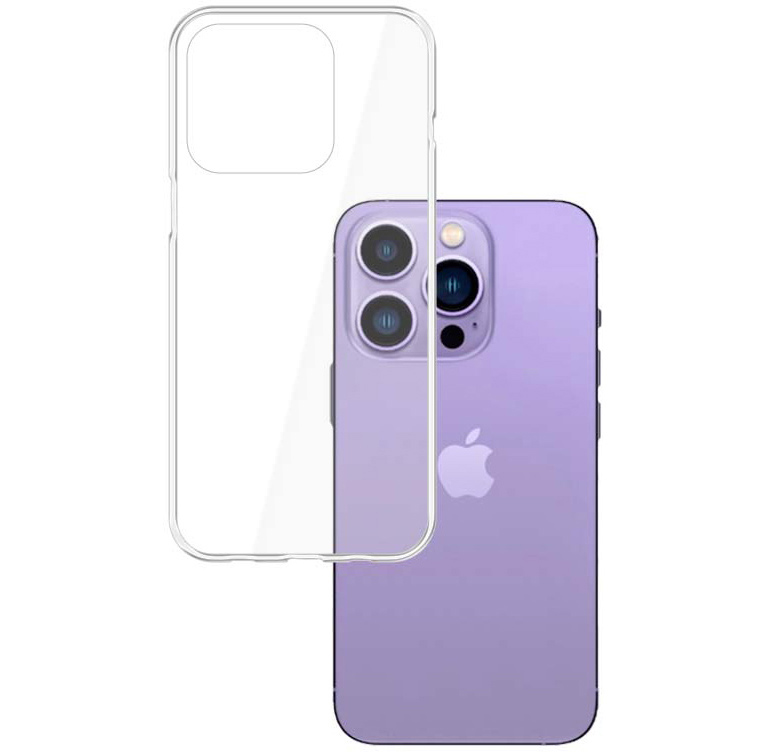 Etui 3mk Clear Case do iPhone 14 Pro, przezroczyste.